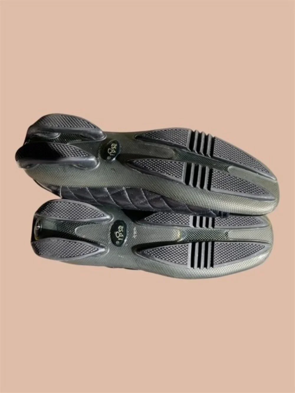 ASGI Quilted Cap Toe Black Leather Comfort Flats